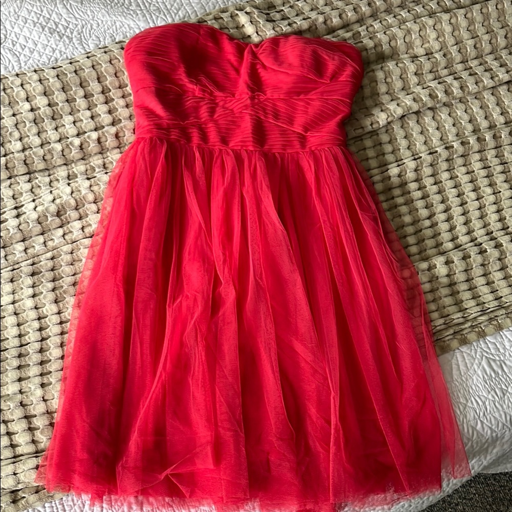 Tulle Strapless Dress